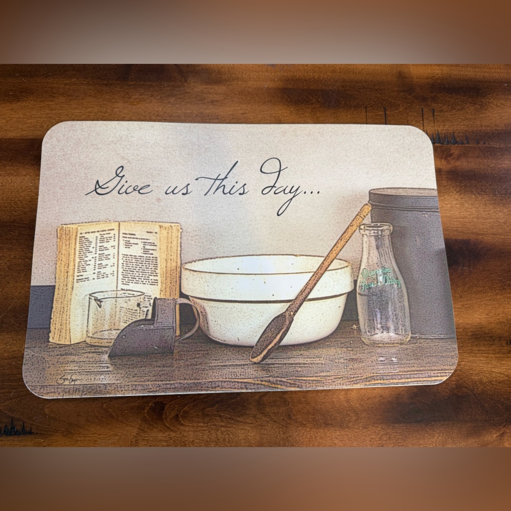 Stupell Industries Vinyl Placemats Country Kitchen Reversible Set Of 7